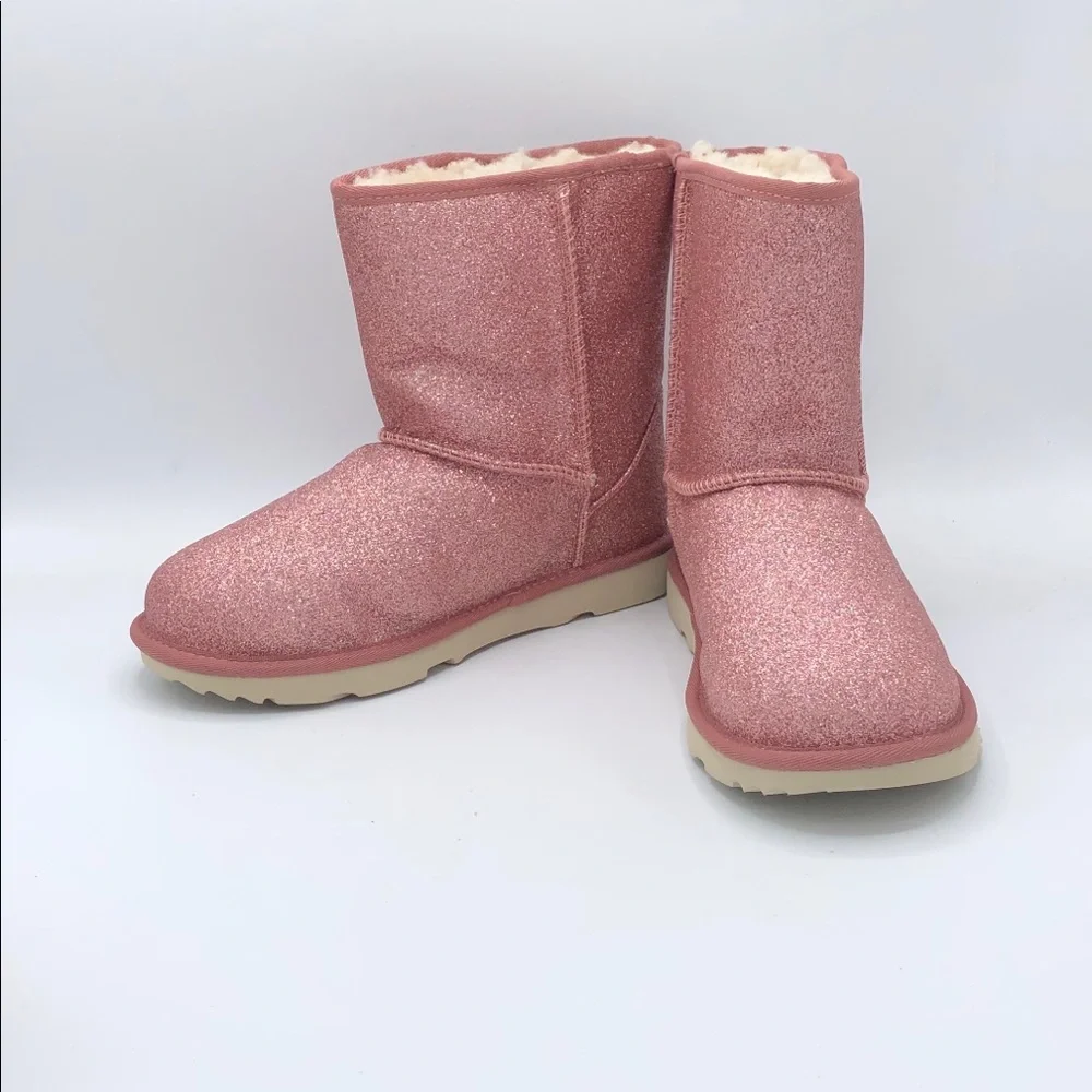 NEW UGG Classic II Glitter Big‎ Kids Boot